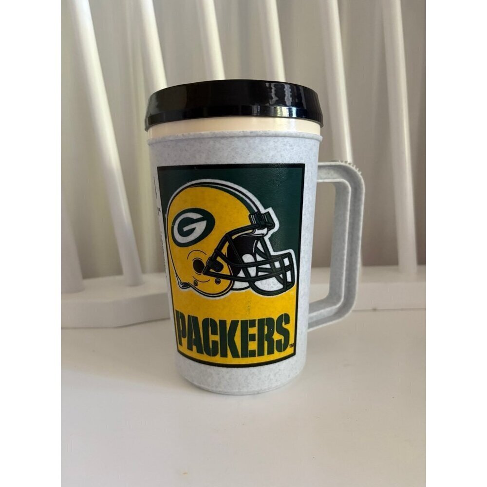 Vintage Green Bay Packers Travel Coffee Cup